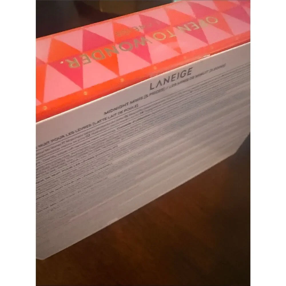 Laneige Midnight Minis Holiday Gift Set 5pc Lip Sleeping Masks & Lip Glowy Balms
